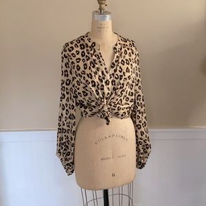 Chico’s Blouse | Cheetah Print